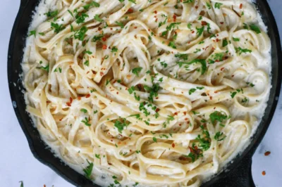 Pasta sauce made with cream cheese