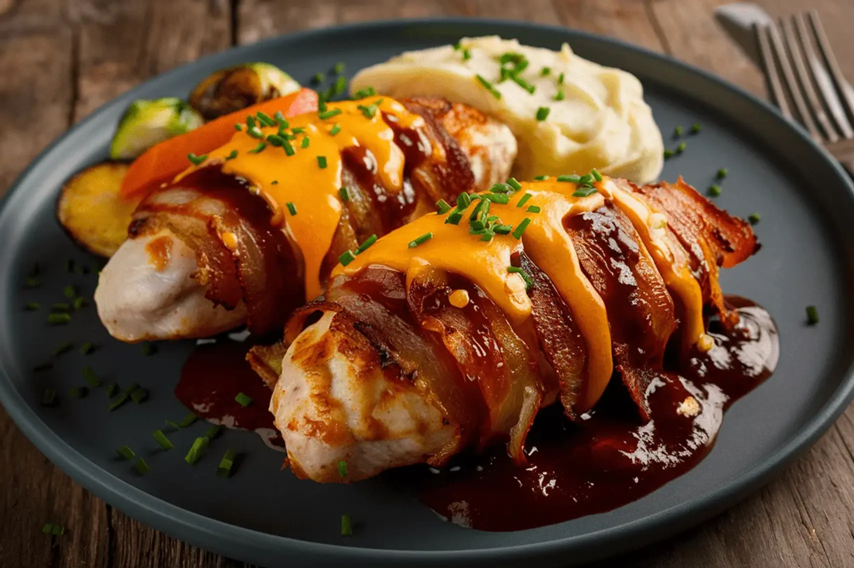 how to make hunters chicken with cheese inside
