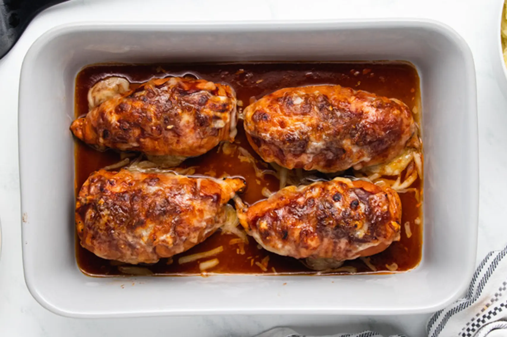 how to make hunters chicken with cheese inside