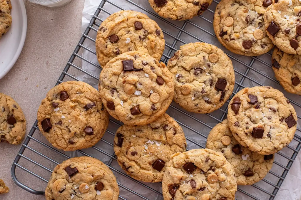 chocolate chip peanut butter cookies recipe