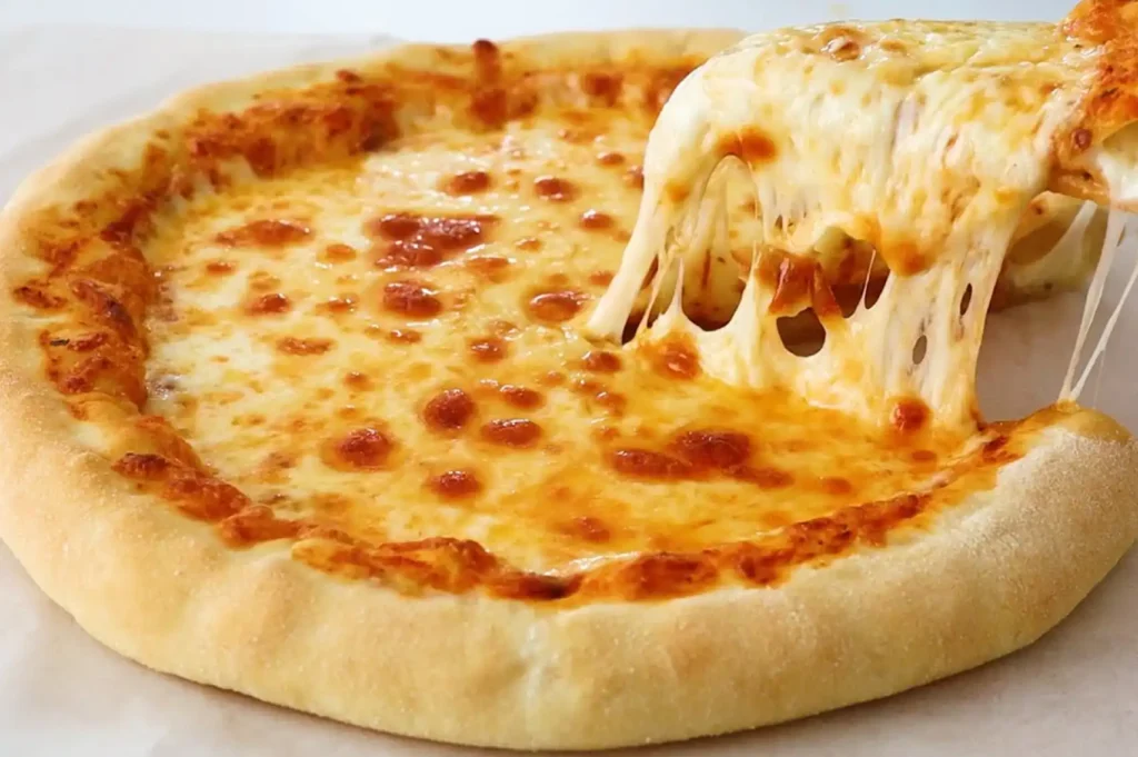 how to make cheese pizza at home