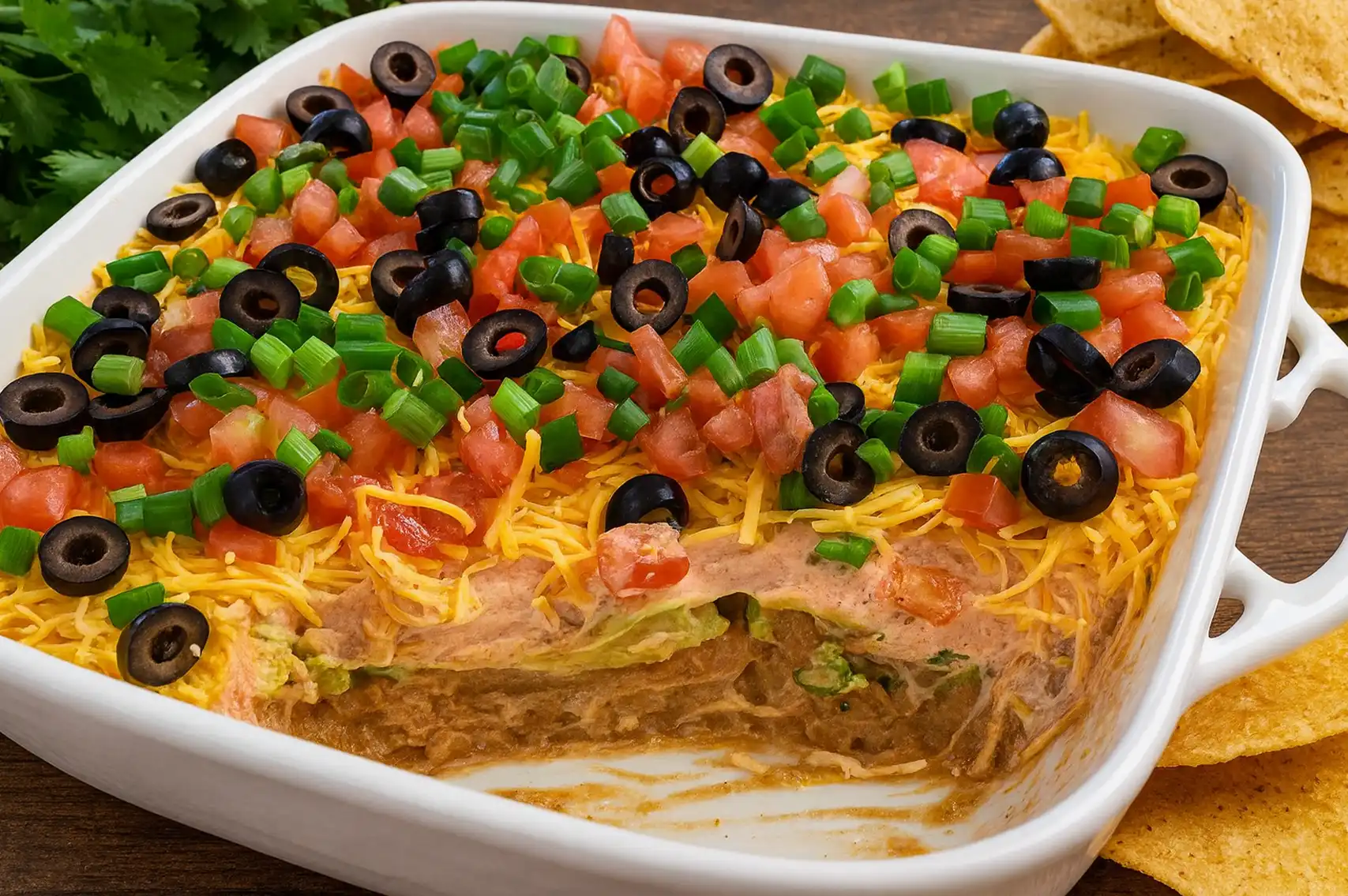 7 layer cream cheese dip recipe