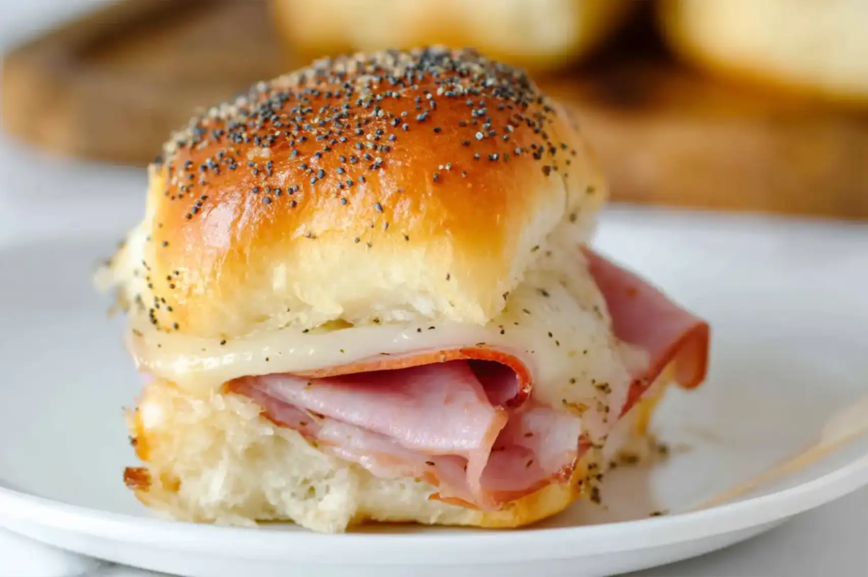 how to make ham and cheese sliders