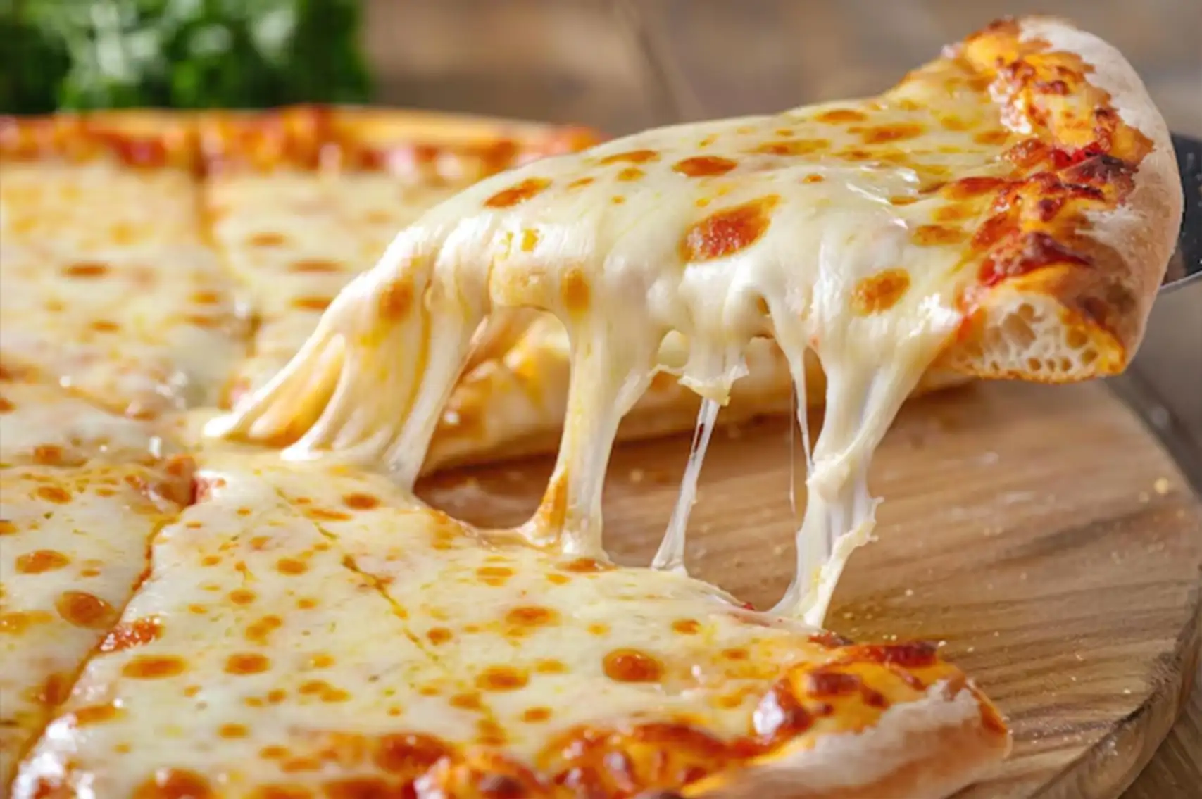 what is pizza cheese made of
