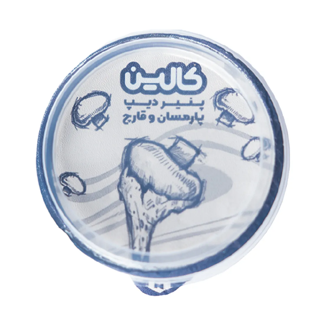دیپ-پارمسان-و-قارچ-800-گرمی-بالا عکس دیپ پارمسان و قارچ 800 گرمی از بالا