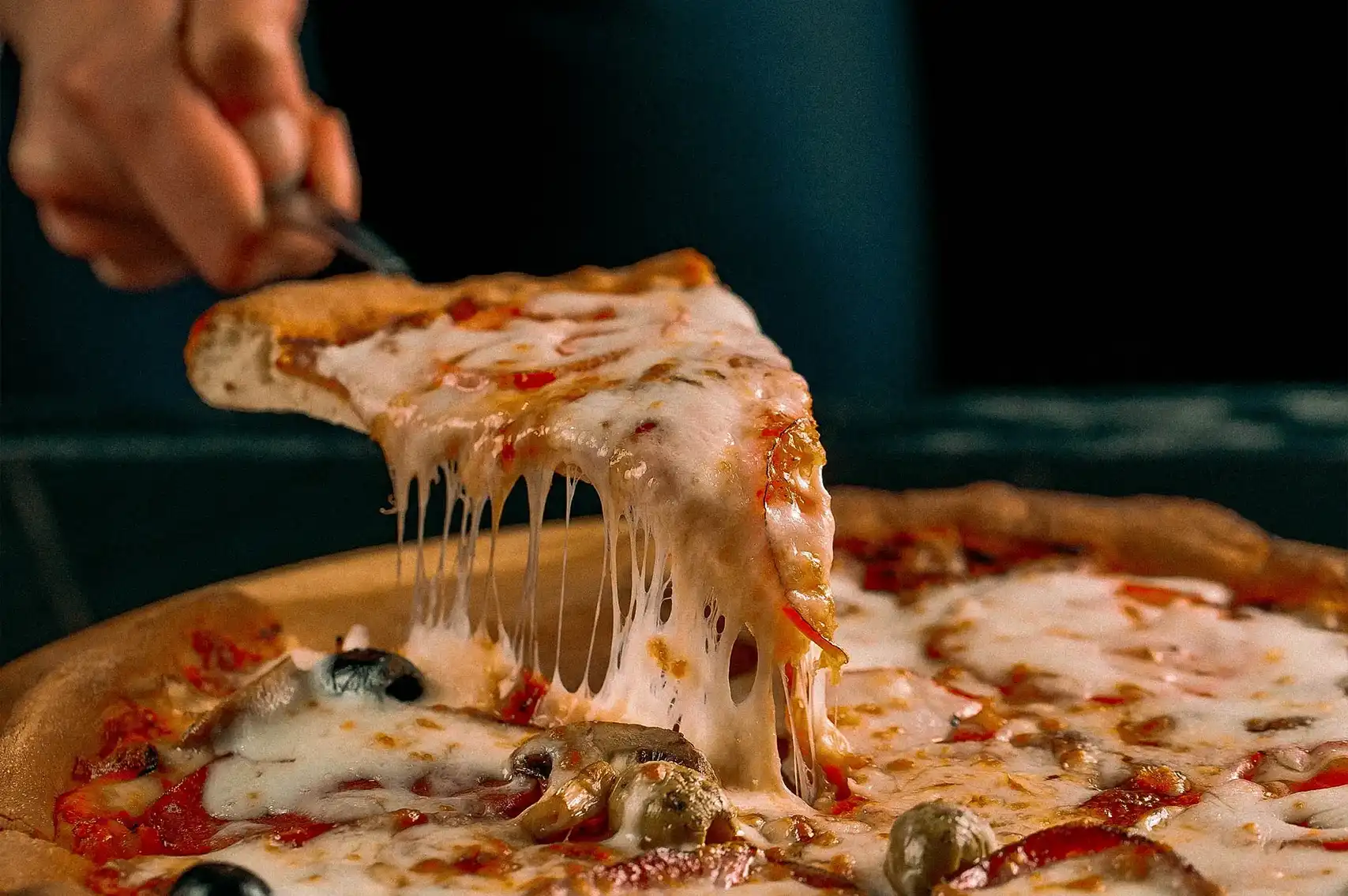 what is pizza cheese made of