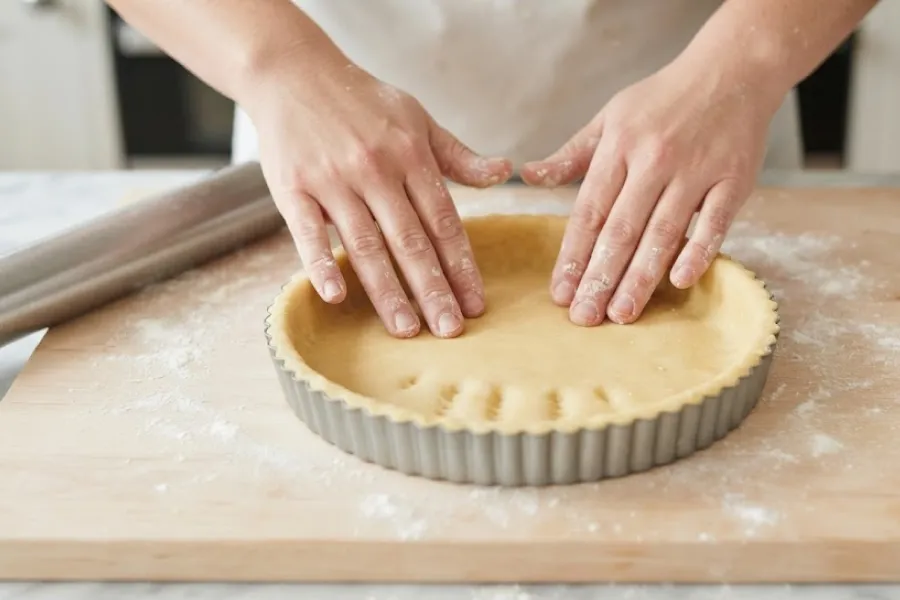 Preparing the Pastry Base