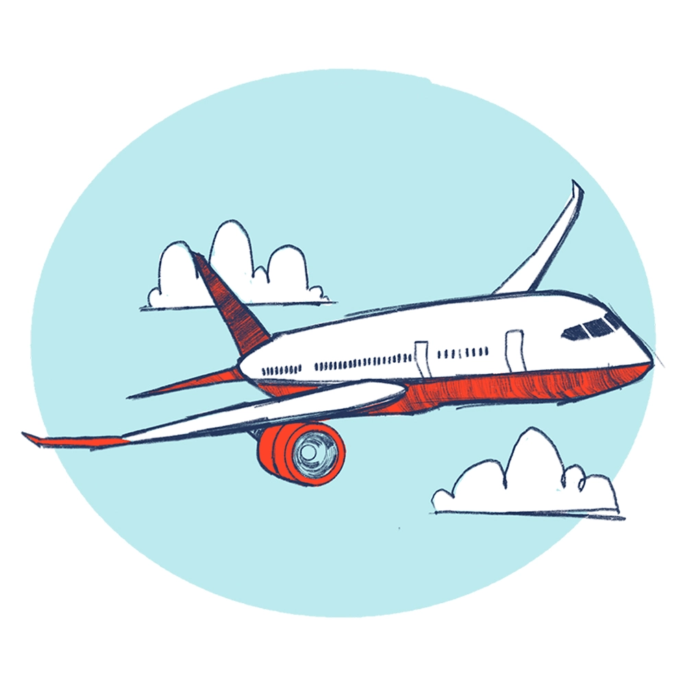 محصولات لبنی کالین برای هواپیمایی ها