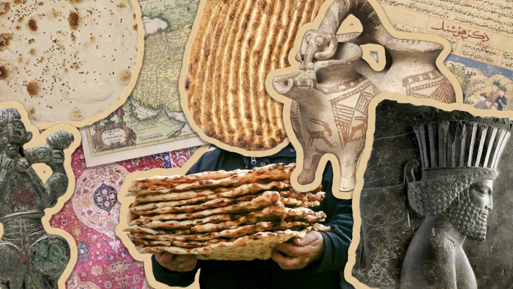 اینفو انواع نان ایرانی
