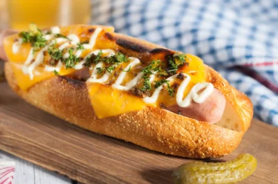 طرز تهیه هات داگ پنیری