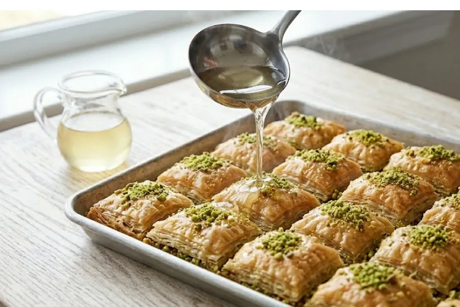 تهیه شربت و ترکیب با شیرینی
